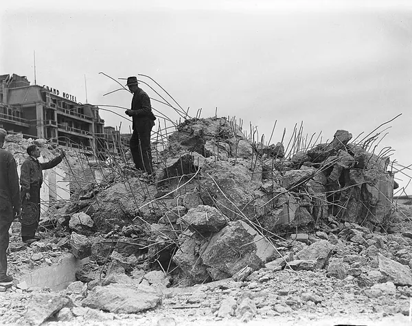Historische foto uit 's-Gravenhage, 1945