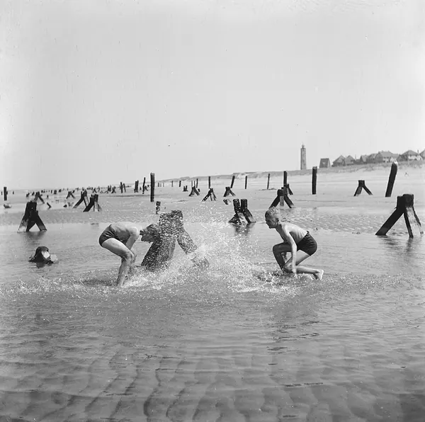 Historische foto uit Noordwijk, 1945